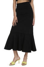 Load image into Gallery viewer, Jersey detail a-line skirt
