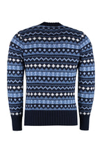 Carica l'immagine nel visualizzatore di Gallery, Pullover in lana con motivo jacquard
