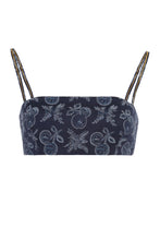 Carica l'immagine nel visualizzatore di Gallery, Crop top in denim
