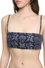 Carica l'immagine nel visualizzatore di Gallery, Crop top in denim

