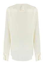 Carica l'immagine nel visualizzatore di Gallery, Blusa in seta con ruches
