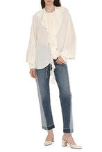 Carica l'immagine nel visualizzatore di Gallery, Blusa in seta con ruches
