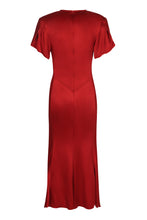 Load image into Gallery viewer, Draped midi dress
