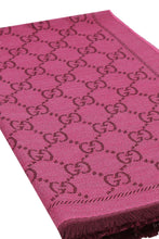 Carica l'immagine nel visualizzatore di Gallery, Sciarpa in lana jacquard con motivo GG
