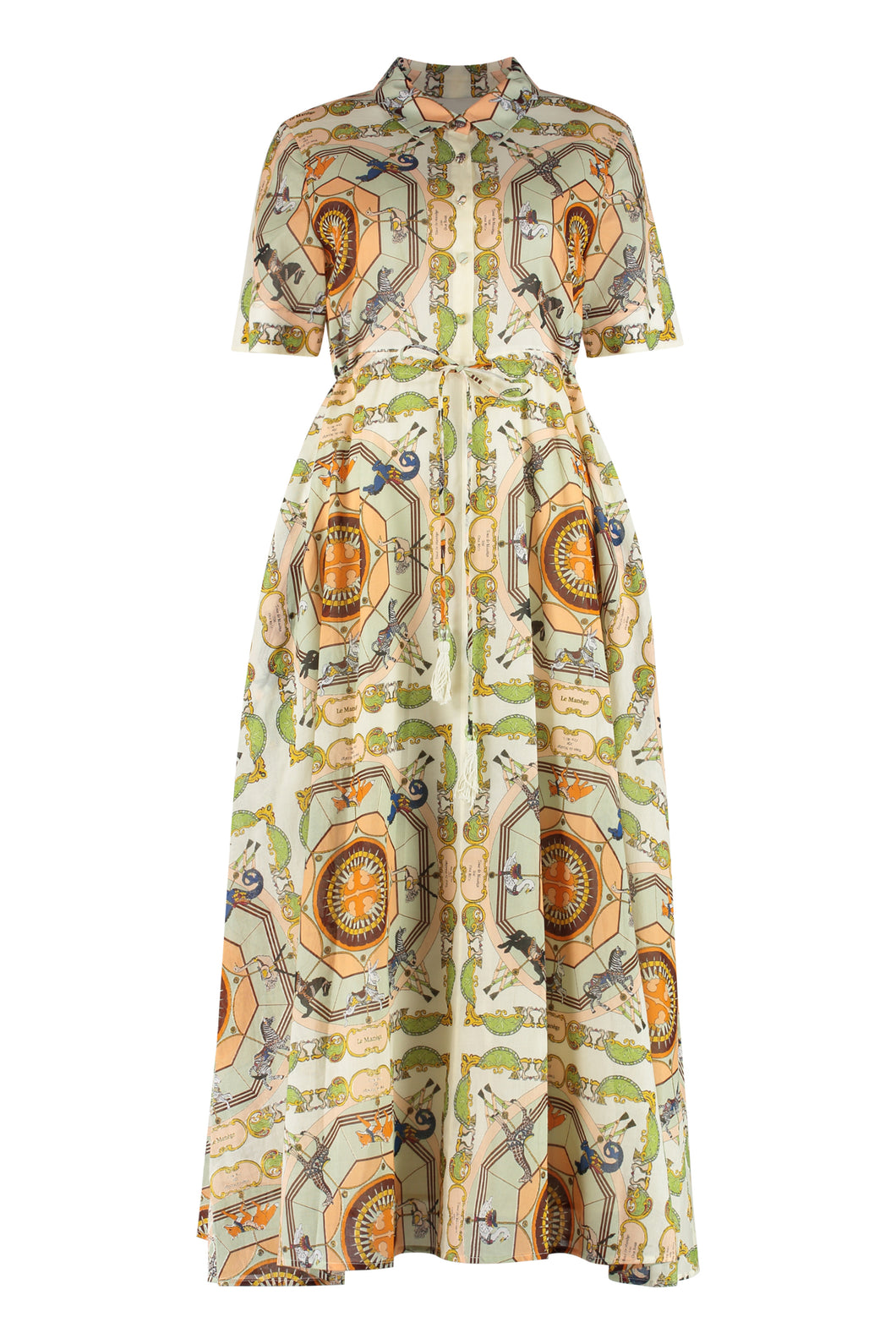 Abito chemisier stampato