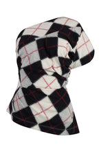 Load image into Gallery viewer, Argyle One-shoulder top
