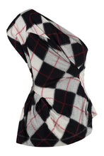 Load image into Gallery viewer, Argyle One-shoulder top

