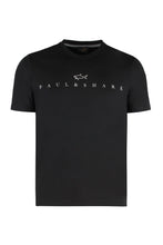 Carica l'immagine nel visualizzatore di Gallery, T-shirt girocollo in misto cotone
