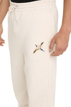 Carica l'immagine nel visualizzatore di Gallery, Track-pants Single Bee Bird in cotone stretch
