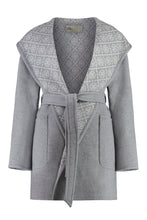 Carica l'immagine nel visualizzatore di Gallery, Cappotto in lana con cappuccio
