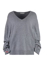 Carica l'immagine nel visualizzatore di Gallery, Maglione in lana con scollo a V

