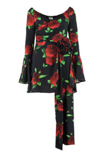 Carica l&#39;immagine nel visualizzatore di Gallery, Abito in jersey motivo floreale
