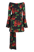 Carica l&#39;immagine nel visualizzatore di Gallery, Abito in jersey motivo floreale
