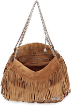 Carica l'immagine nel visualizzatore di Gallery, Hobo bag Fleming in camoscio con frange
