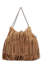 Load image into Gallery viewer, Mini Hobo bag Fleming in suede with fringes
