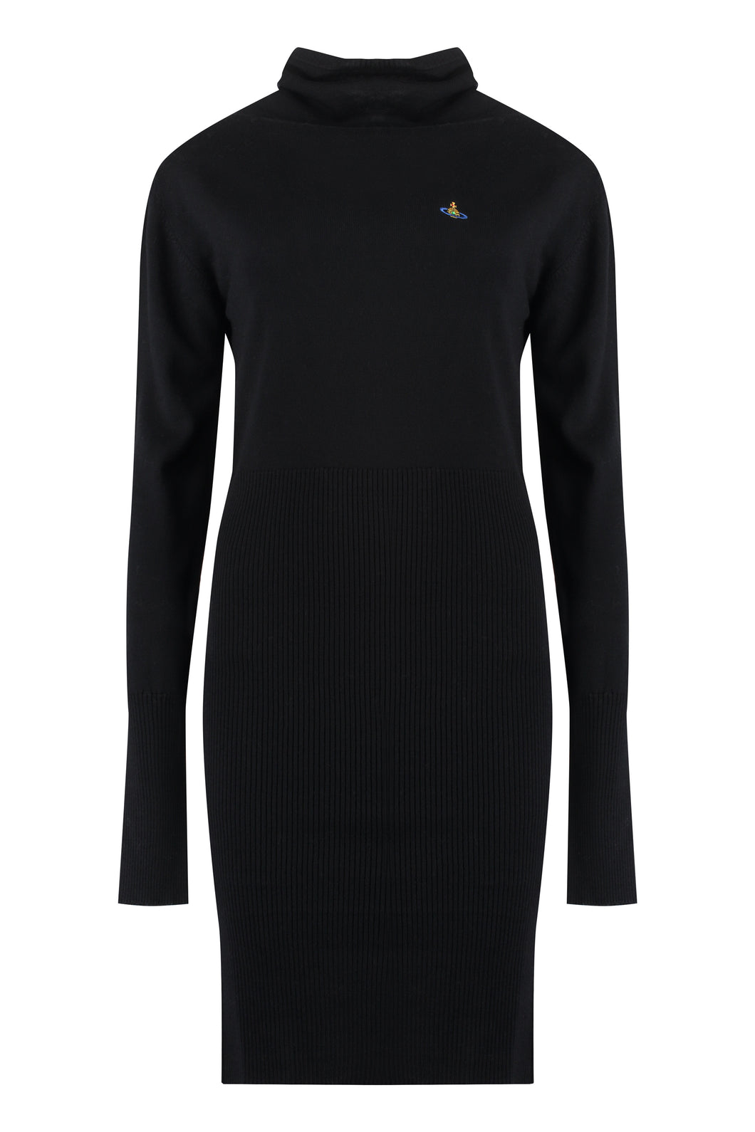 Abito in maglia a costine