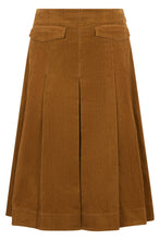 Carica l'immagine nel visualizzatore di Gallery, Gonna a pieghe in velluto a coste
