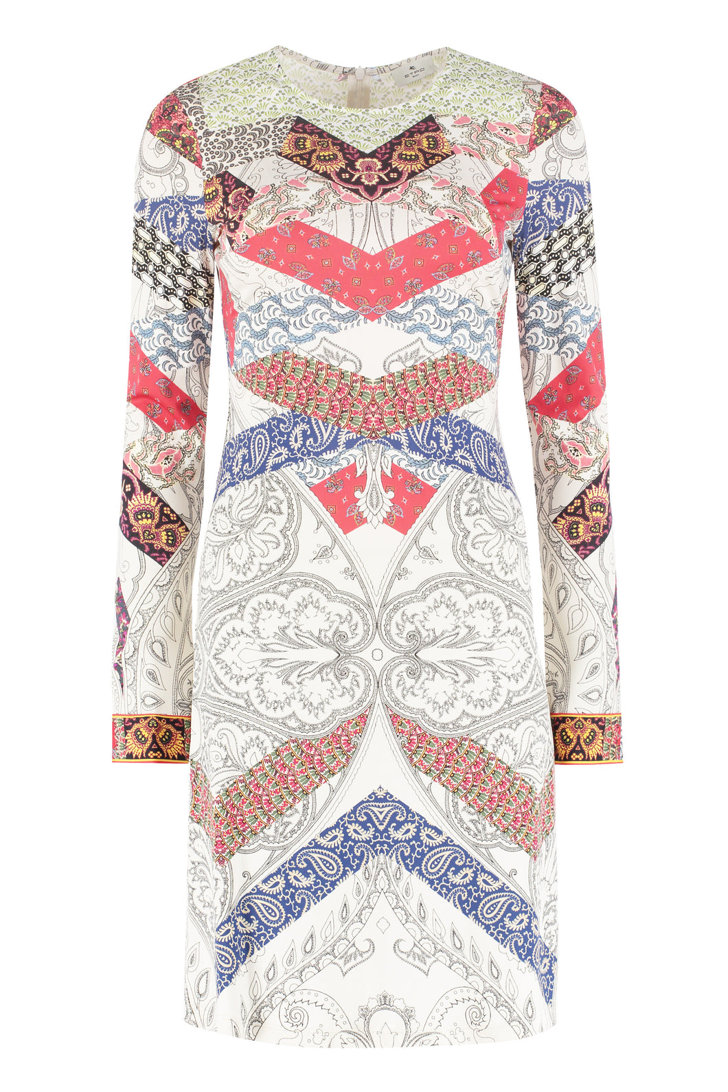 Abito in jersey con stampa Paisley