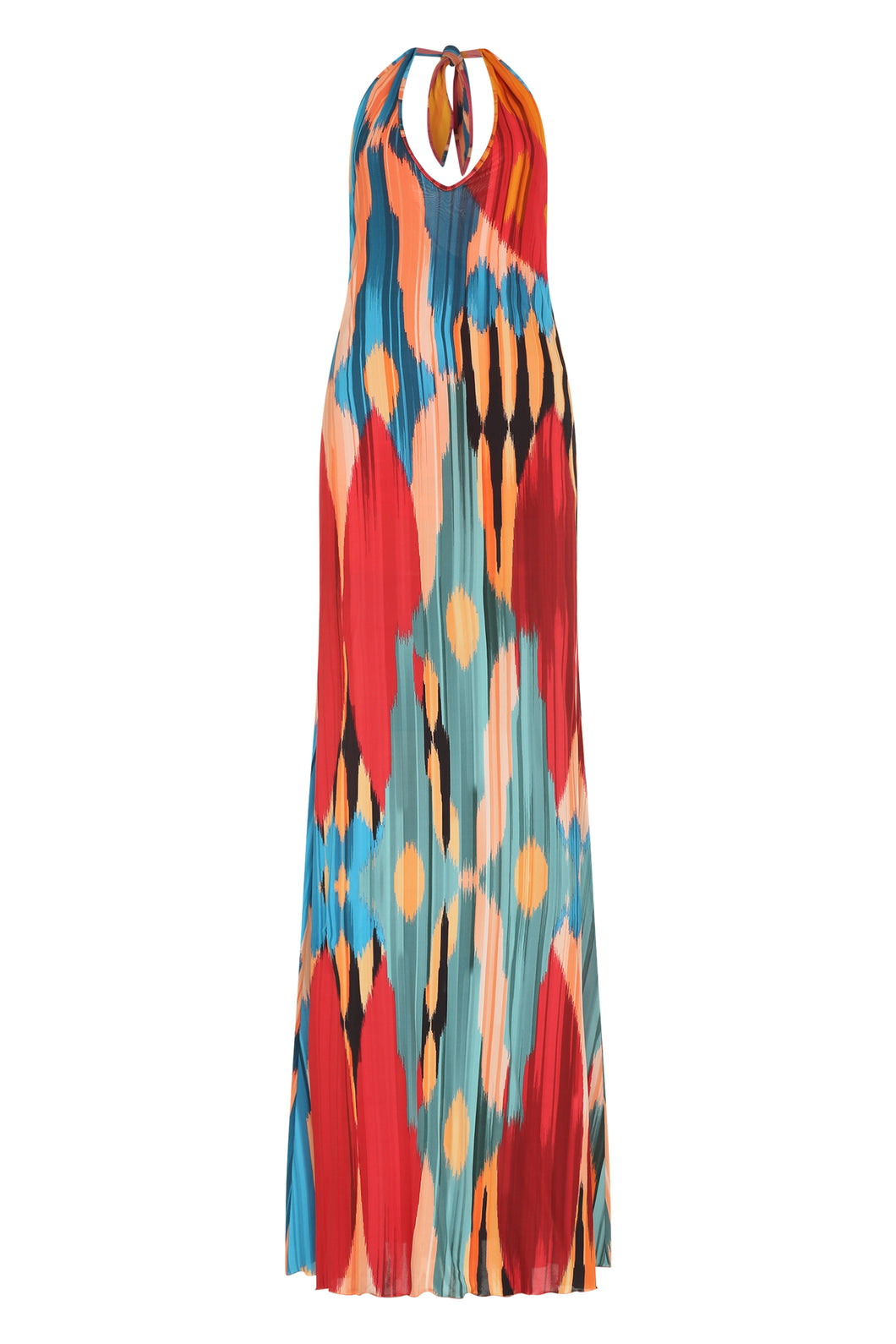 Abito in crêpe stampato