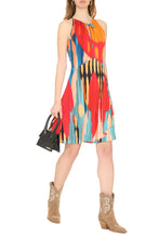 Carica l&#39;immagine nel visualizzatore di Gallery, Abito in crêpe stampato
