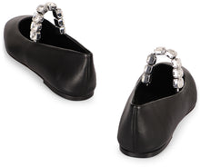 Carica l'immagine nel visualizzatore di Gallery, Ballerine Crystal in pelle
