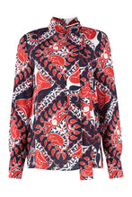 Carica l'immagine nel visualizzatore di Gallery, Blusa in seta stampata
