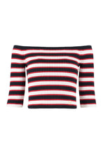 Carica l'immagine nel visualizzatore di Gallery, Crop-top in maglia a coste
