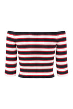 Carica l'immagine nel visualizzatore di Gallery, Crop-top in maglia a coste
