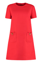 Load image into Gallery viewer, Wool and silk mini dress
