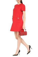 Load image into Gallery viewer, Wool and silk mini dress
