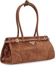 Carica l'immagine nel visualizzatore di Gallery, Borsa a mano Prada Bonnie medium in pelle scamosciata
