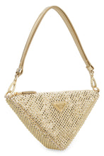 Load image into Gallery viewer, Triangle handbag with crystals
