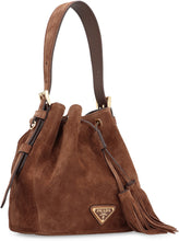 Load image into Gallery viewer, Suede bucket bag
