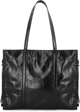 Load image into Gallery viewer, Large patent shopper bag
