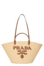 Carica l'immagine nel visualizzatore di Gallery, Borsa Tote grande in rafia

