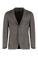 Load image into Gallery viewer, Single-breasted jacket in wool blend
