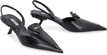 Load image into Gallery viewer, Leather slingback pumps
