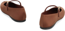 Load image into Gallery viewer, Fabric ballet flats with logo
