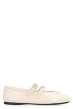Load image into Gallery viewer, Leather ballet flats with logo
