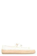 Load image into Gallery viewer, Leather ballet flats with logo
