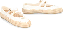 Load image into Gallery viewer, Leather ballet flats with logo
