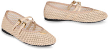 Load image into Gallery viewer, Fabric ballet flats with logo

