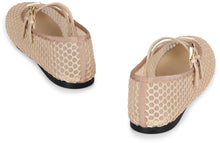 Load image into Gallery viewer, Fabric ballet flats with logo
