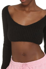 Carica l'immagine nel visualizzatore di Gallery, Crop top Pimmis a maniche lunghe
