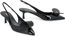 Load image into Gallery viewer, Patent leather slingback pumps
