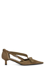 Carica l'immagine nel visualizzatore di Gallery, Scarpe con tacco kitten in canvas
