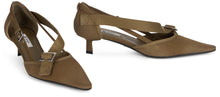 Carica l'immagine nel visualizzatore di Gallery, Scarpe con tacco kitten in canvas

