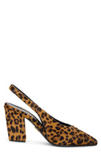 Carica l'immagine nel visualizzatore di Gallery, Slingback con stampa animalier e tacco
