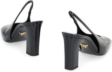 Load image into Gallery viewer, Leather slingback pumps
