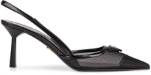 Load image into Gallery viewer, Mesh slingback pumps
